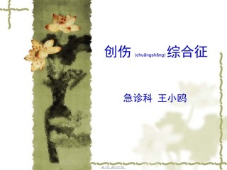 2022年医学专题—创伤综合征(xiugai).ppt