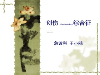 2022年医学专题—创伤综合征(xiugai)剖析.ppt