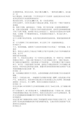 2022年医学专题—从受精卵形成-到宝宝出世-胎儿发育的280天-每一天的发育情况.docx