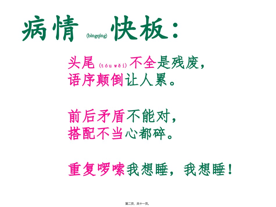 2022年医学专题—病句分析会.pptx_第2页