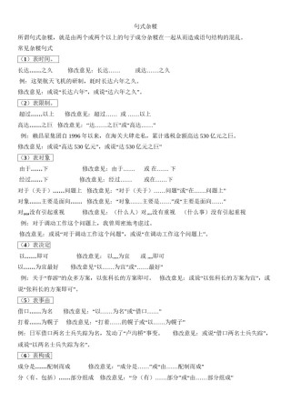 2022年医学专题—病句之句式杂糅.doc