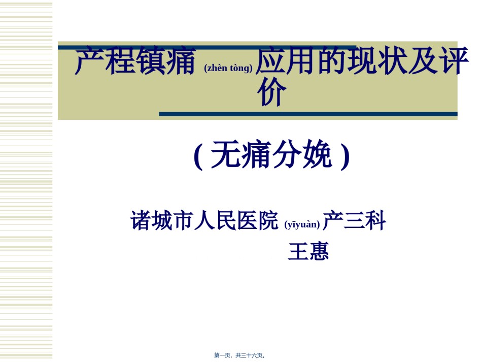 2022年医学专题—产时镇痛.ppt_第1页