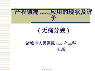 2022年医学专题—产时镇痛.ppt
