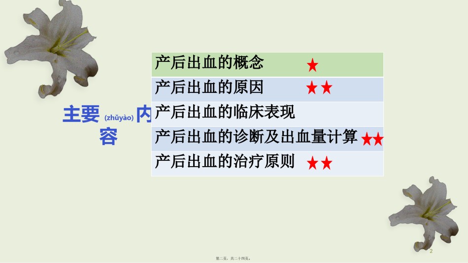 2022年医学专题—产后出血小讲座.pptx_第2页