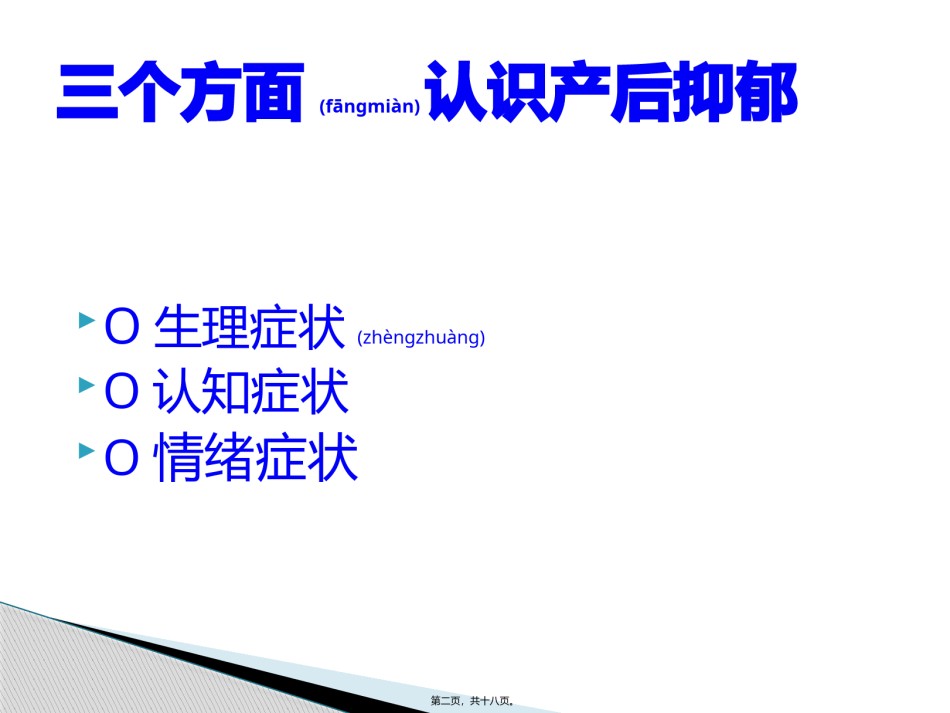 2022年医学专题—产后抑郁症的自我识别.pptx_第2页