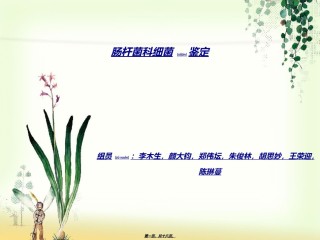 2022年医学专题—肠杆菌科细菌鉴定.ppt