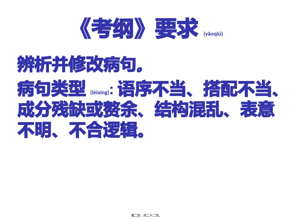 2022年医学专题—病句辨析.pptx_第2页