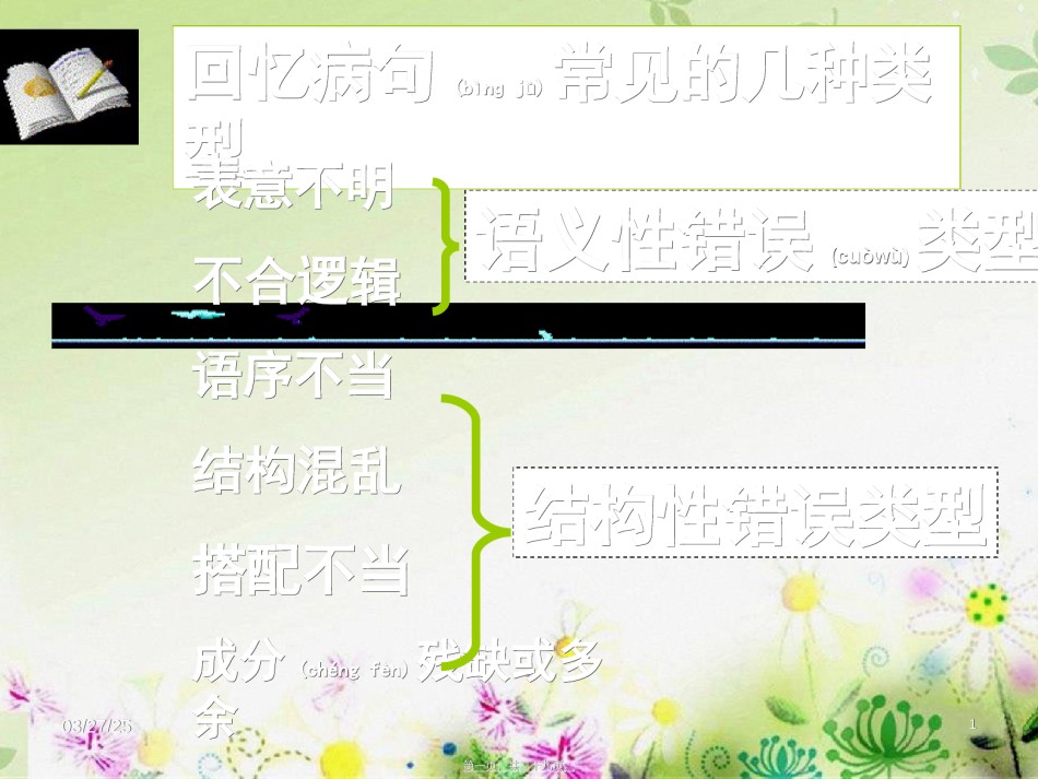 2022年医学专题—病句寻找标志.ppt_第1页