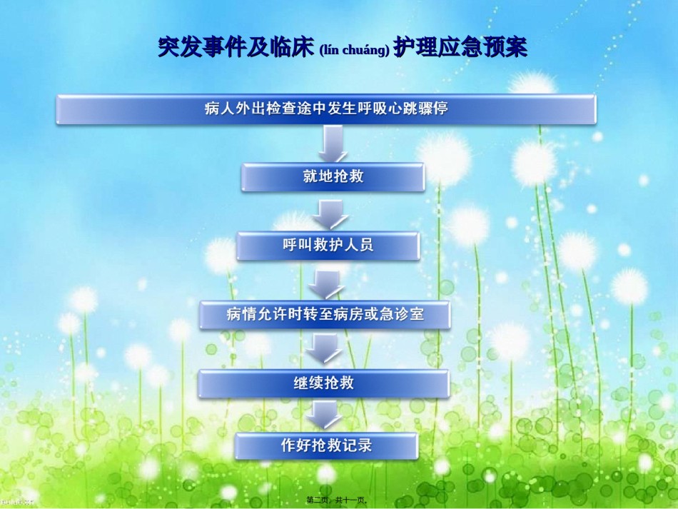 2022年医学专题—病人外出检查突发心跳呼吸骤停应急预案5.6.ppt_第2页