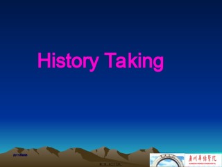 2022年医学专题—病史采集(英文).ppt