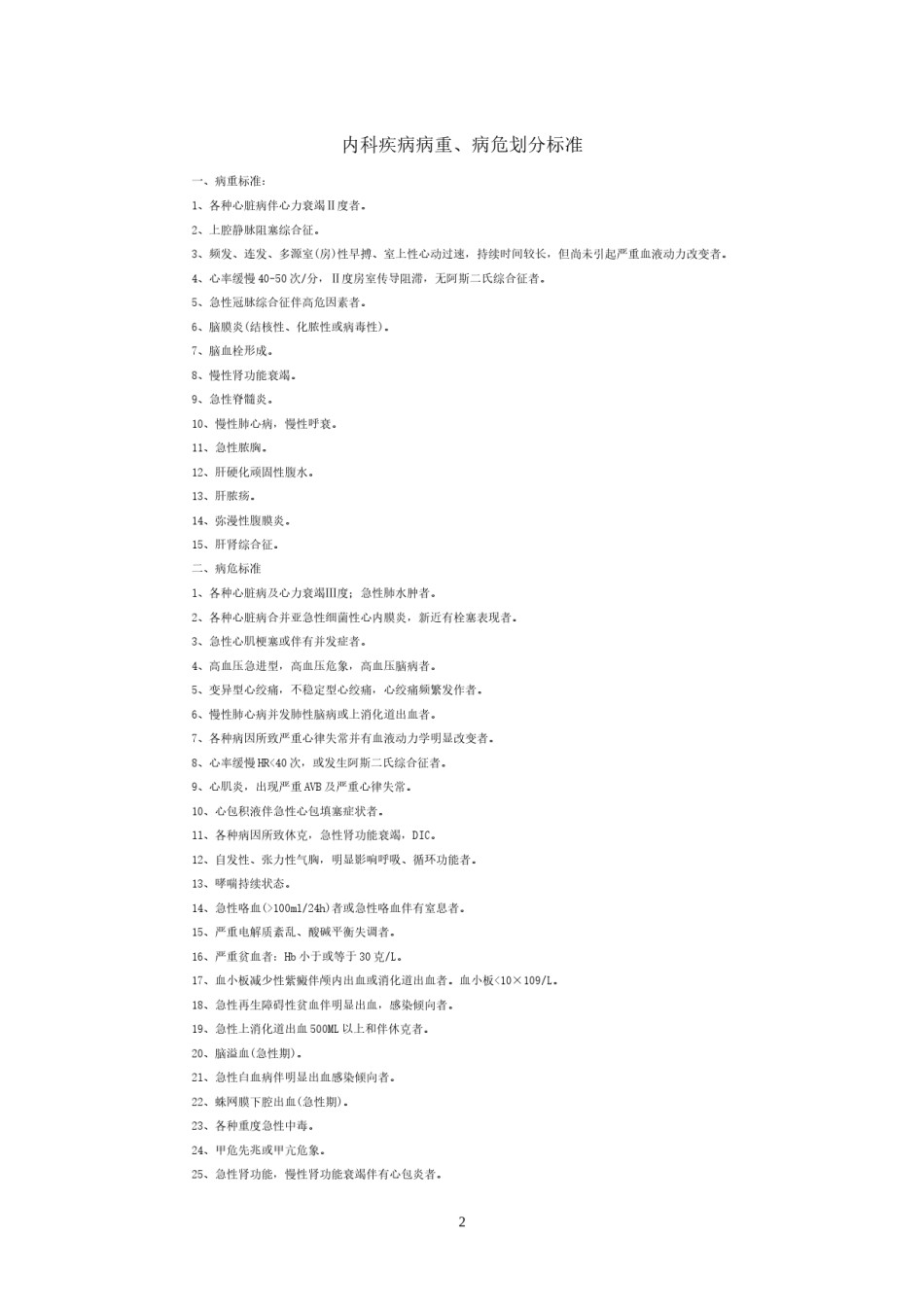 2022年医学专题—病重-病危标准-讨论版.docx_第2页