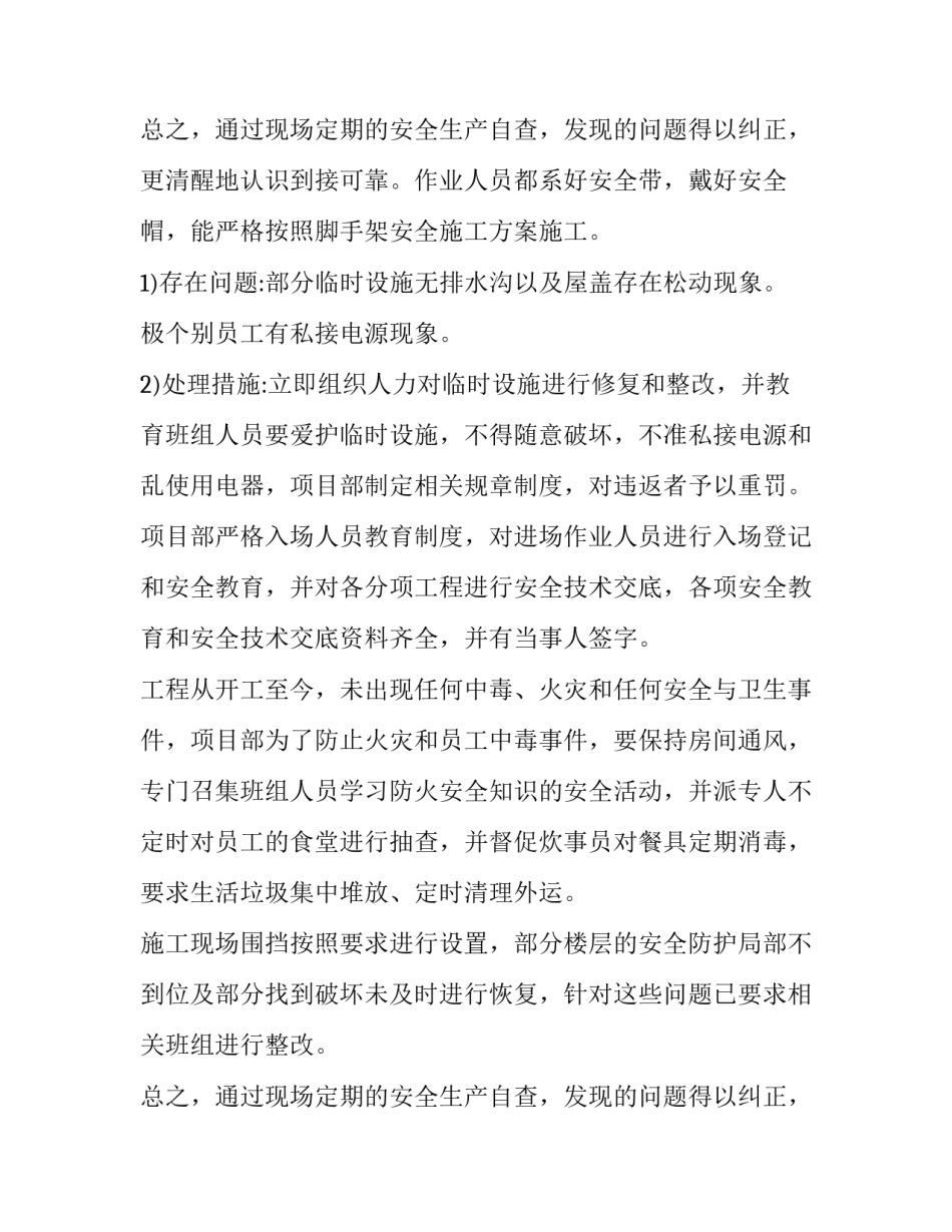 最新复工复产自评报告 复工复产效果评价(四篇)_第3页