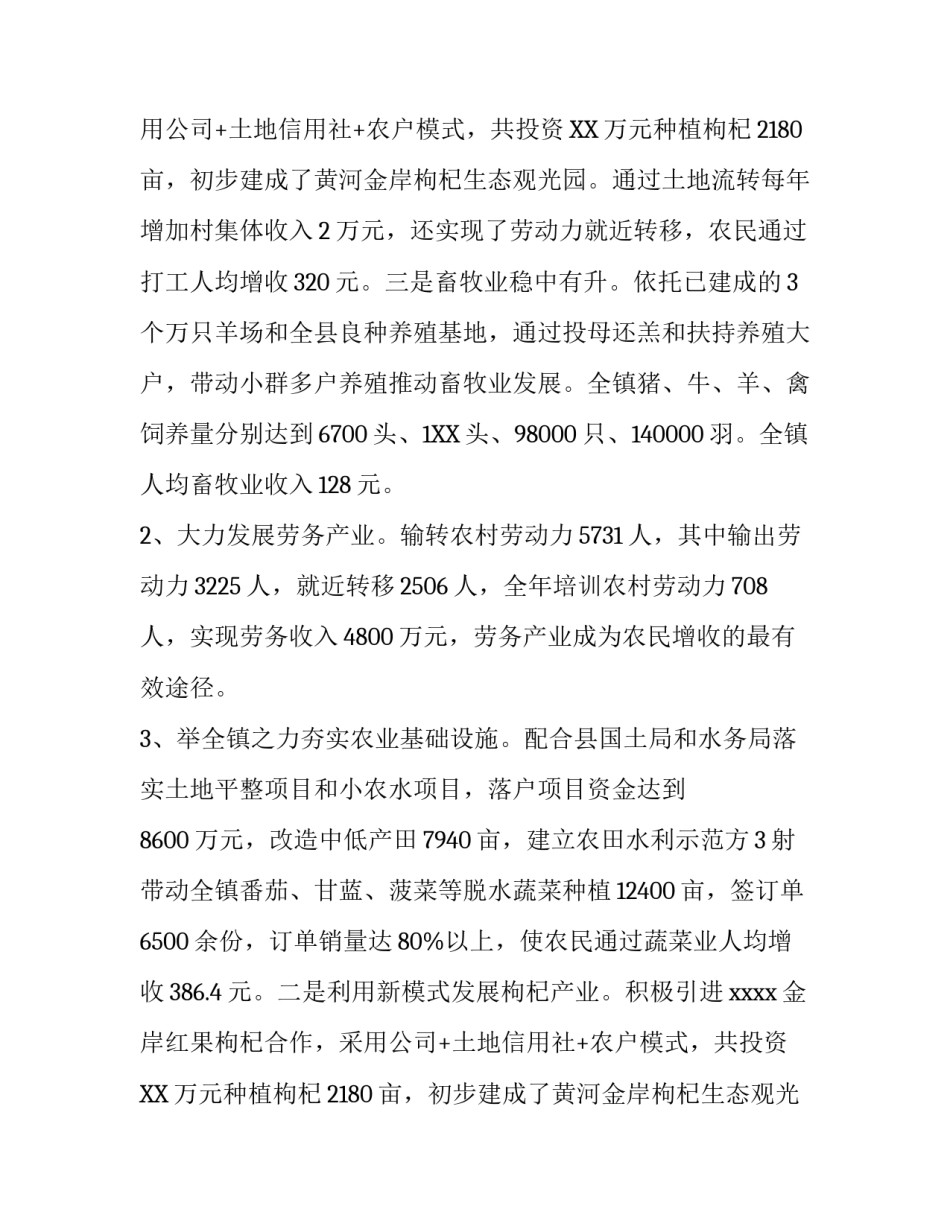 基层乡镇镇长述职述廉报告_第2页