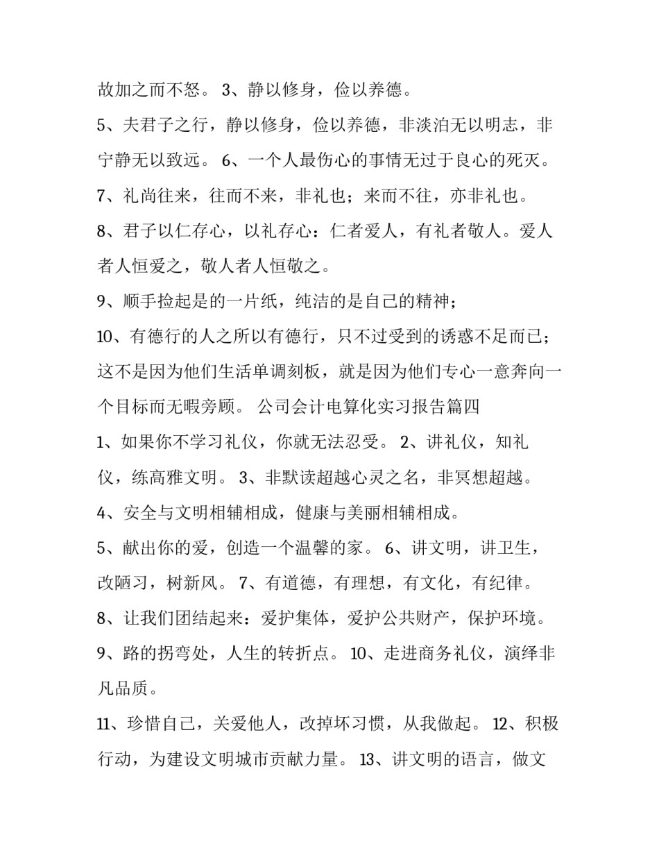 最新公司会计电算化实习报告(通用9篇)_第3页