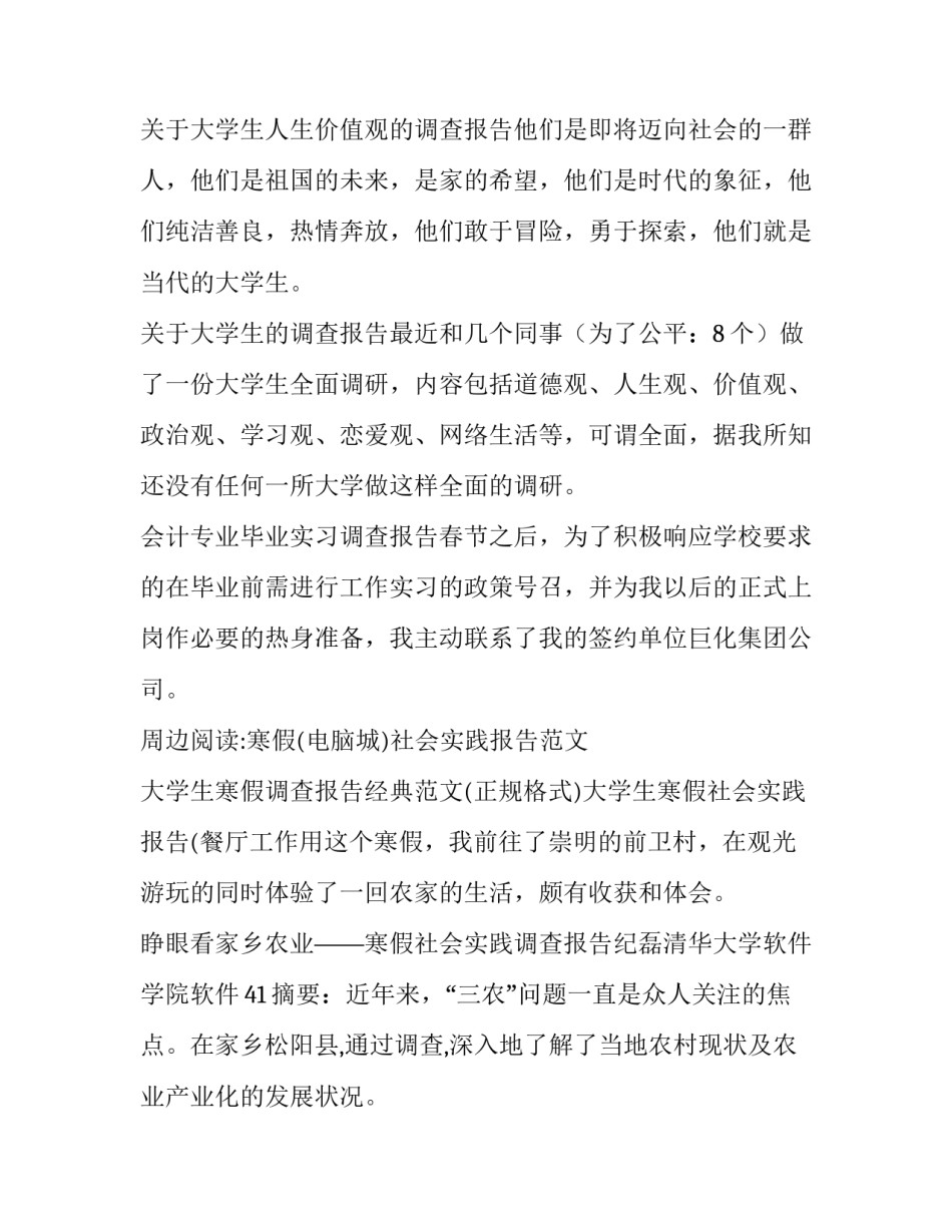 2023年社会调查报告(模板8篇)_第2页