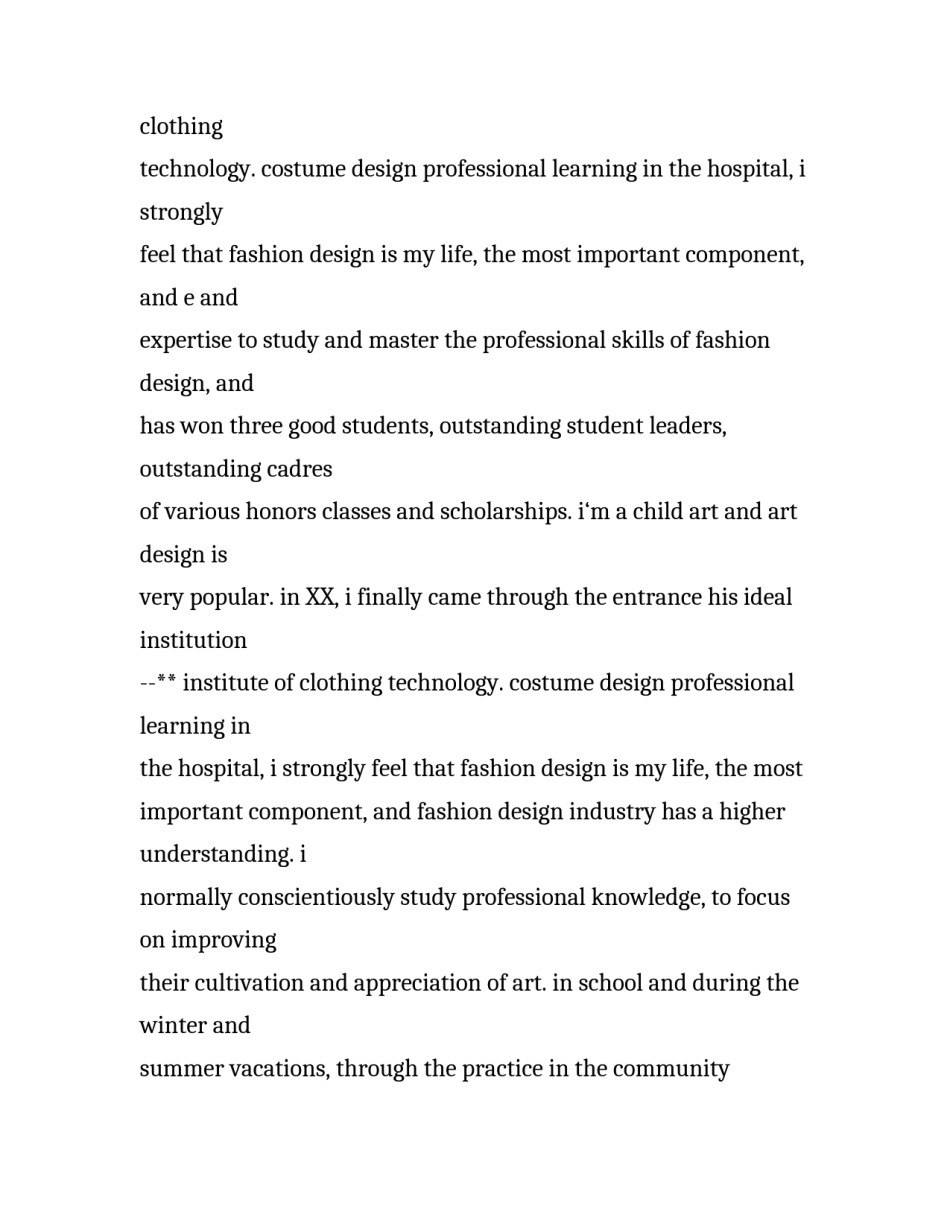 服装设计师英文求职信_第2页