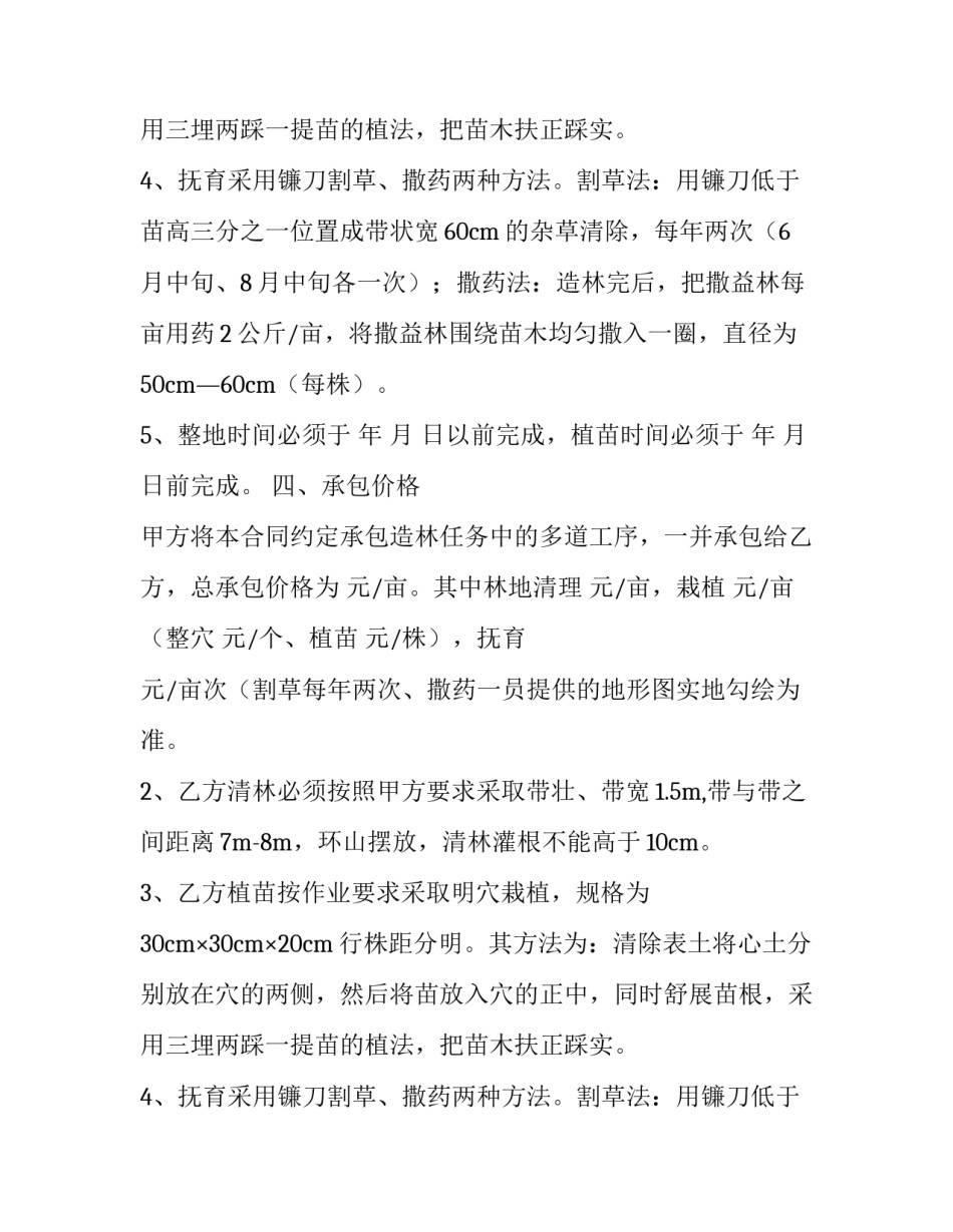 个人承包项目合同范本_第2页