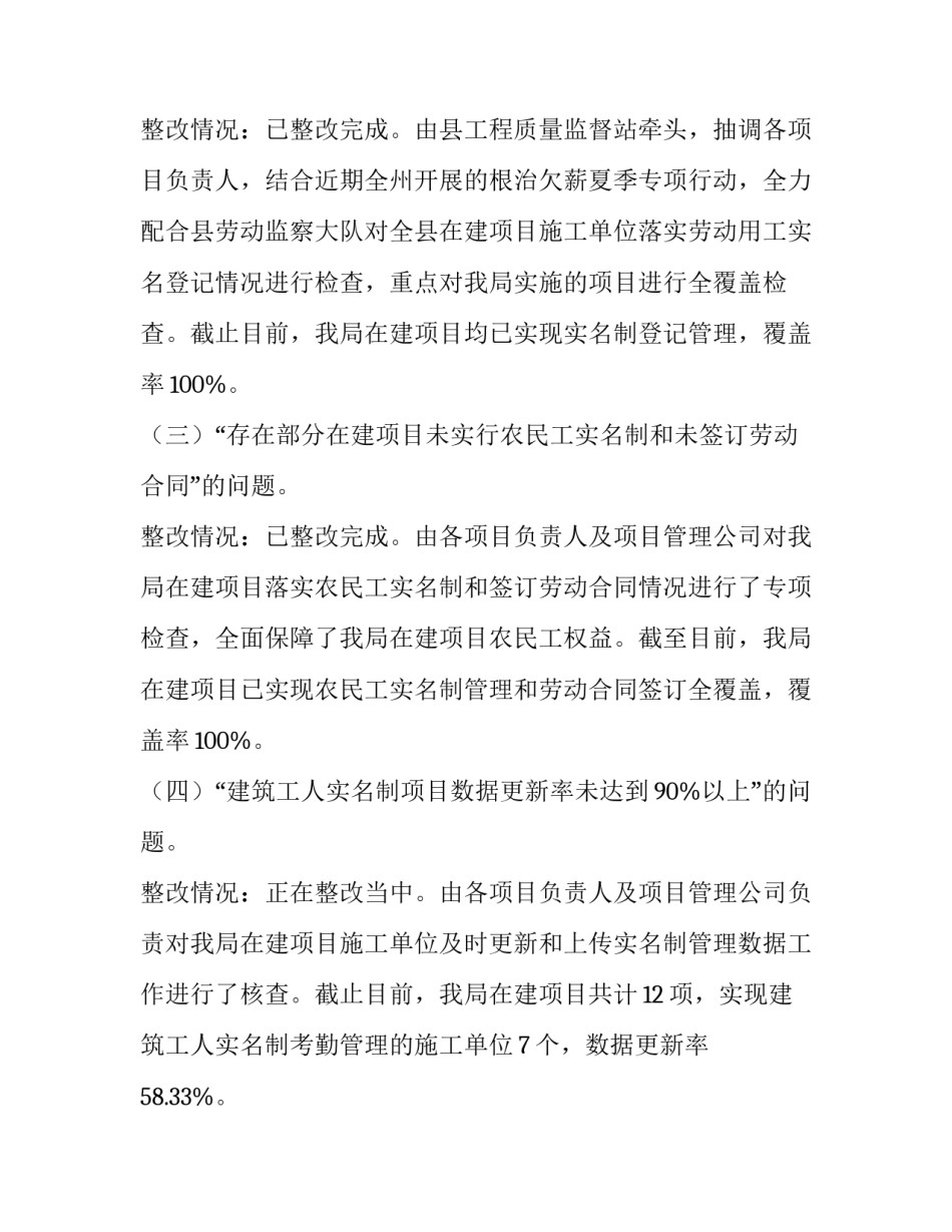 保障农民工工资支付工作报告 保障农民工工资支付制度(四篇)_第2页