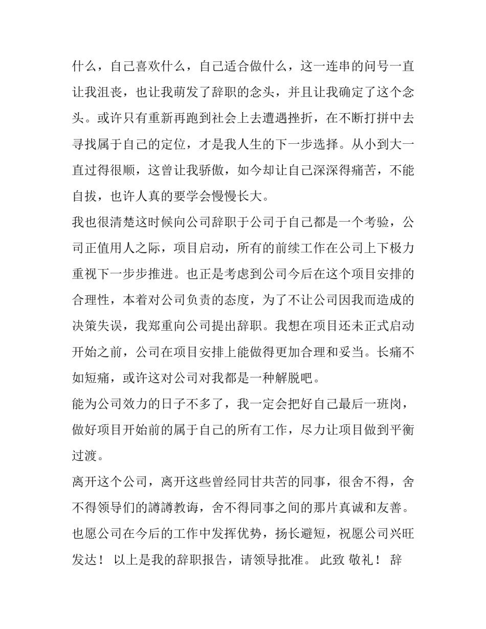 2023年财务会计人员辞职报告 财务人员的辞职报告(五篇)_第2页