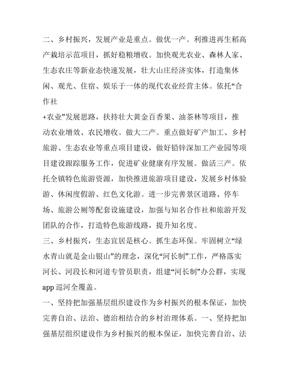 2023年村书记乡村振兴发言稿 乡村振兴村长发言稿(五篇)_第2页