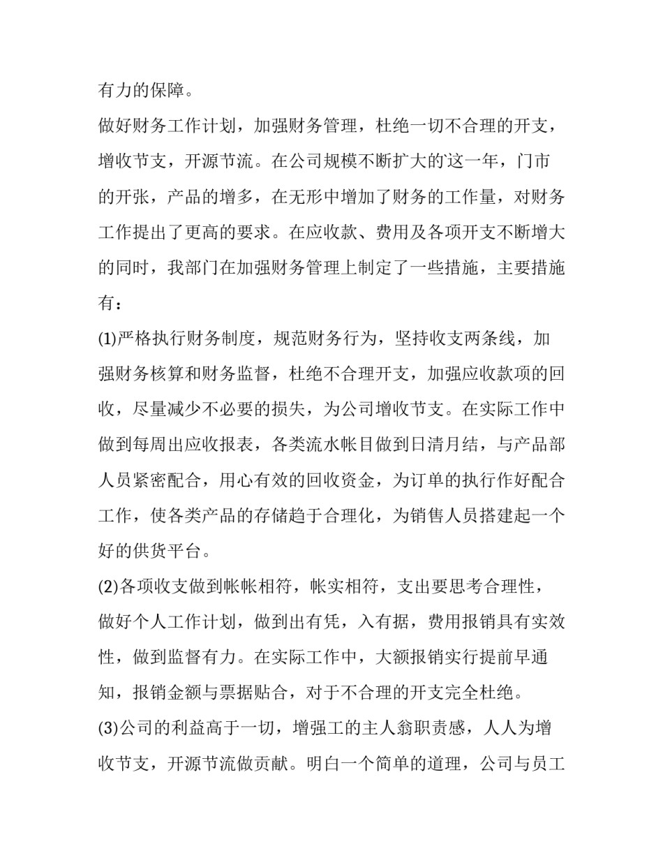 财务个人工作总结 财务个人工作总结及明年工作计划(10篇)_第2页