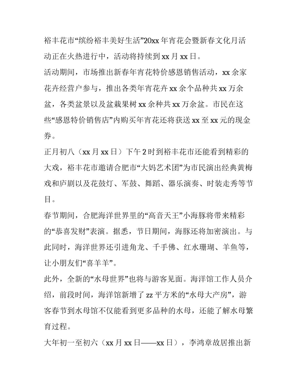 春节景区活动方案设计 春节景区活动方案策划(3篇)_第3页