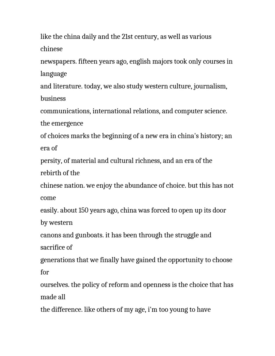 英语演讲稿中英对照怎么写 英语演讲稿作文怎么写(7篇)_第2页