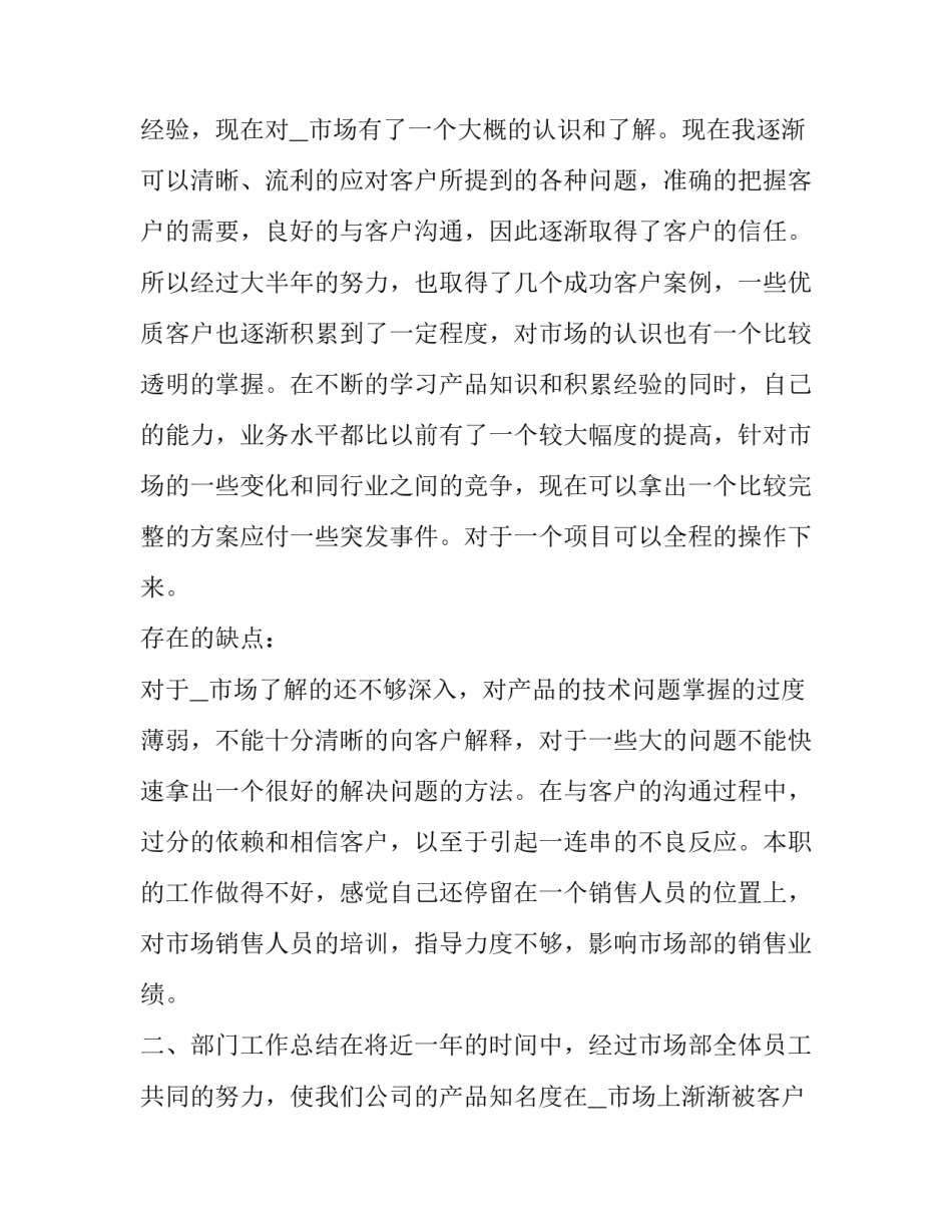 销售经理年终总结以及工作计划怎么写 销售经理年终工作总结与计划(12篇)_第2页