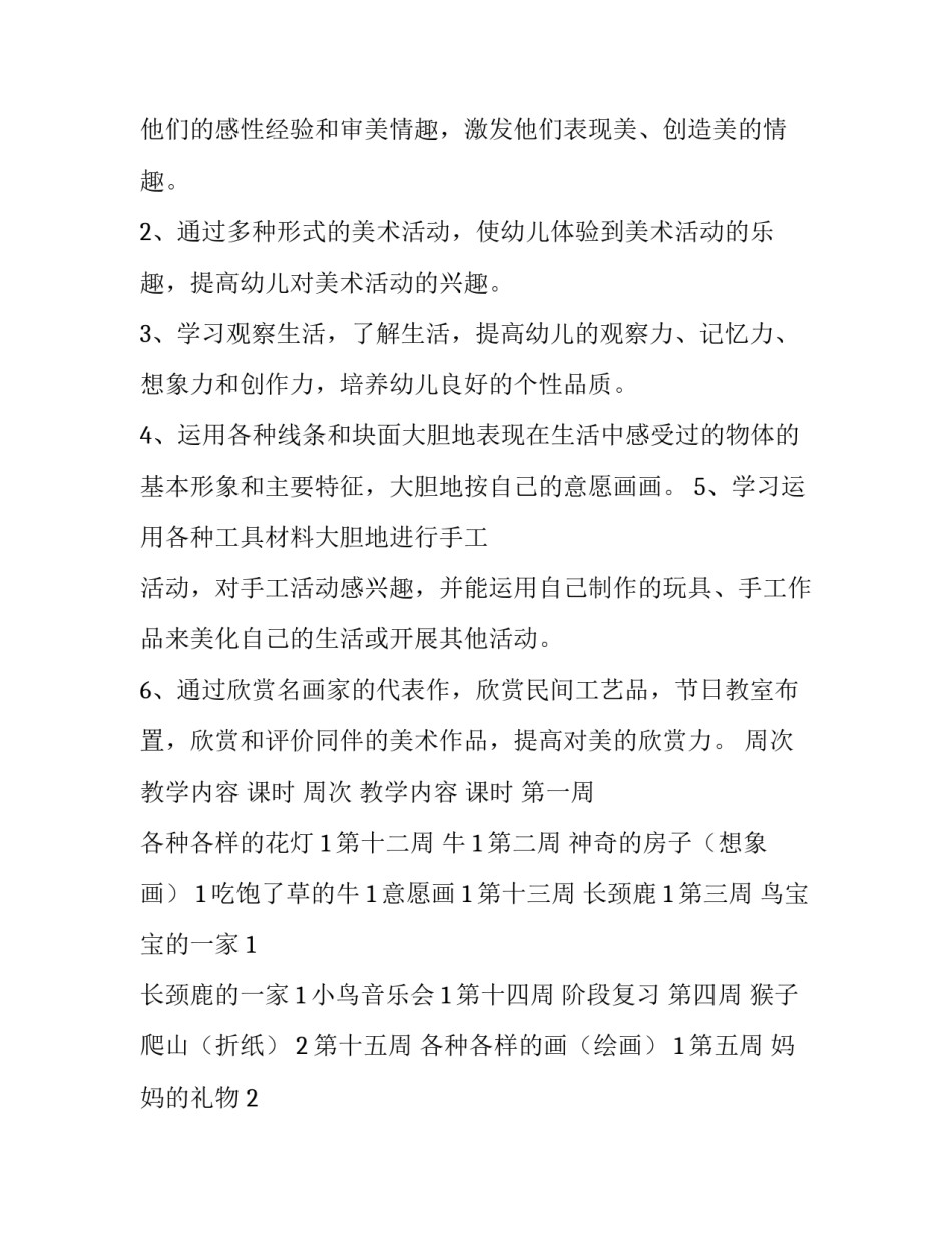 幼儿园美术组工作计划总结网(汇总5篇)_第3页