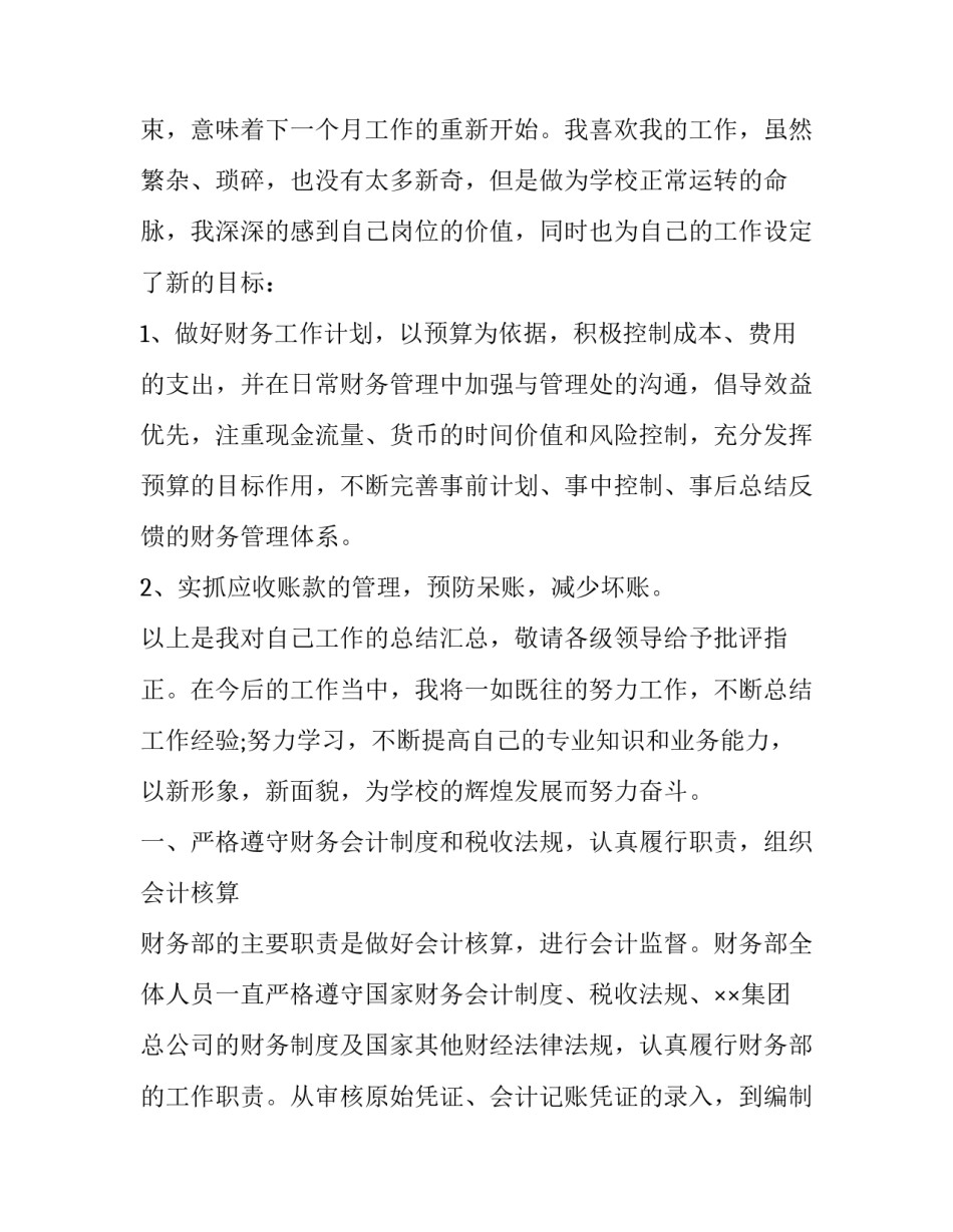 2023年财务年终的总结与计划(二十一篇)_第2页