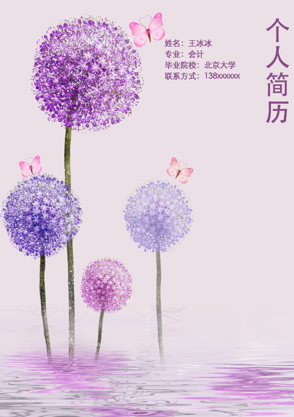 个人简历模版四页版68.doc_第1页