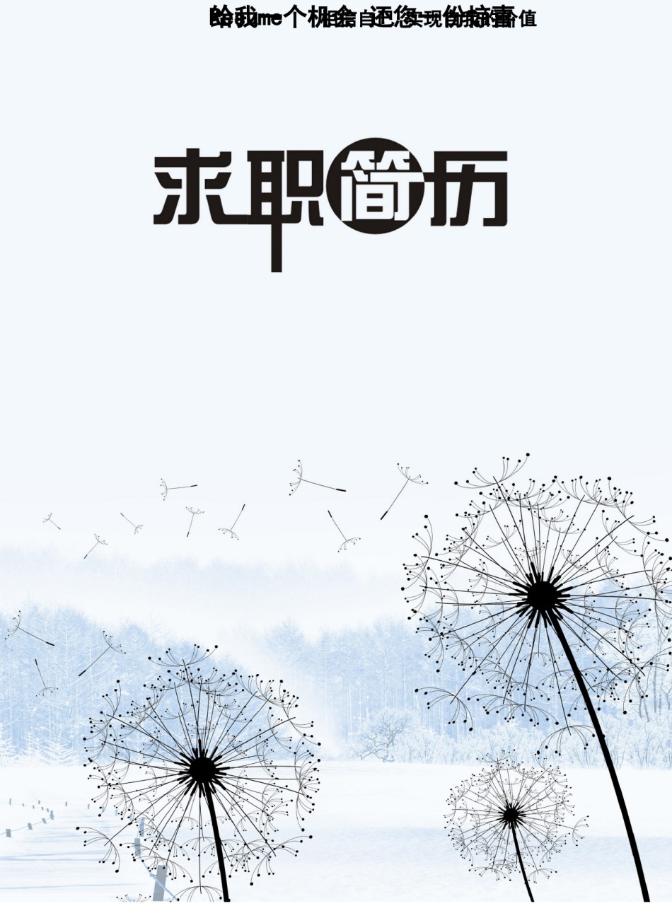 个人简历模版四页版72.doc_第1页