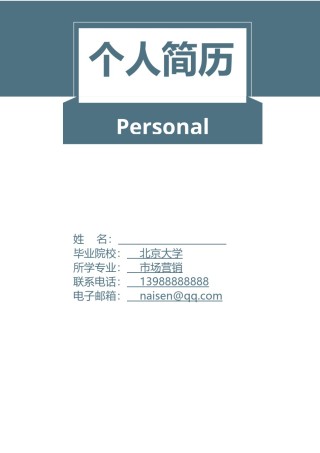 个人简历模版三页56.docx