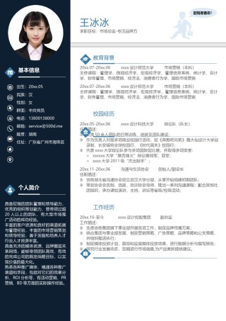 个人简历模版双页版19.docx