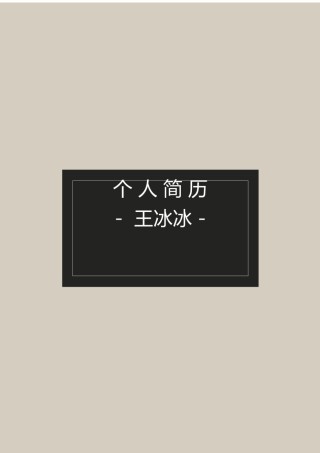 个人简历模版四页版27.docx