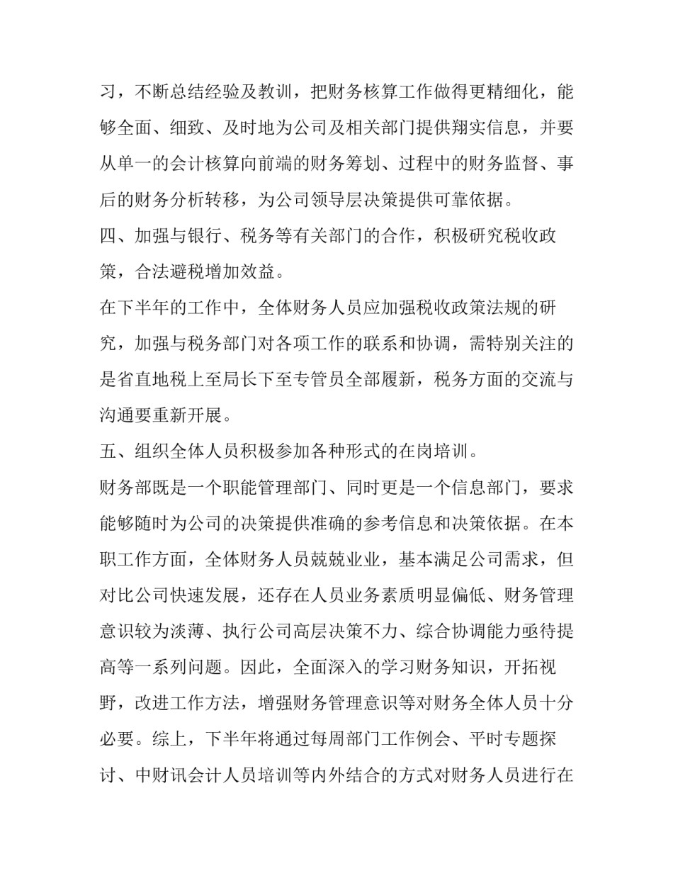 财务明年工作计划范例_第3页