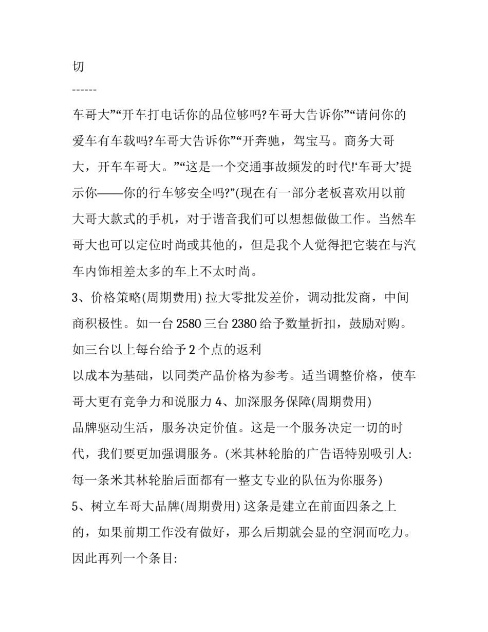 电子产品市场营销项目实施方案_第3页