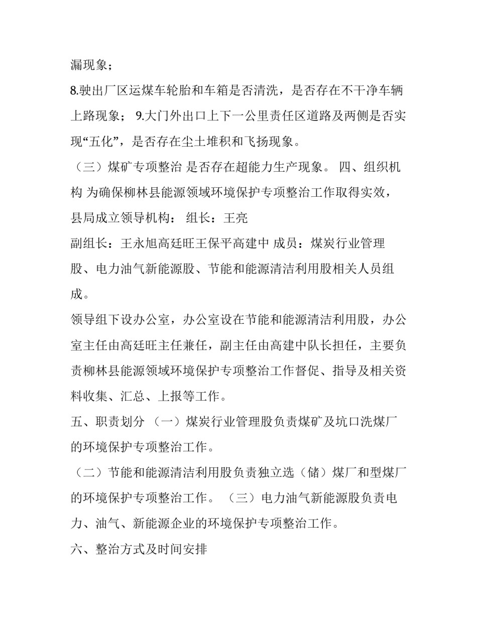 县能源领域环境保护专项整治工作方案_第3页