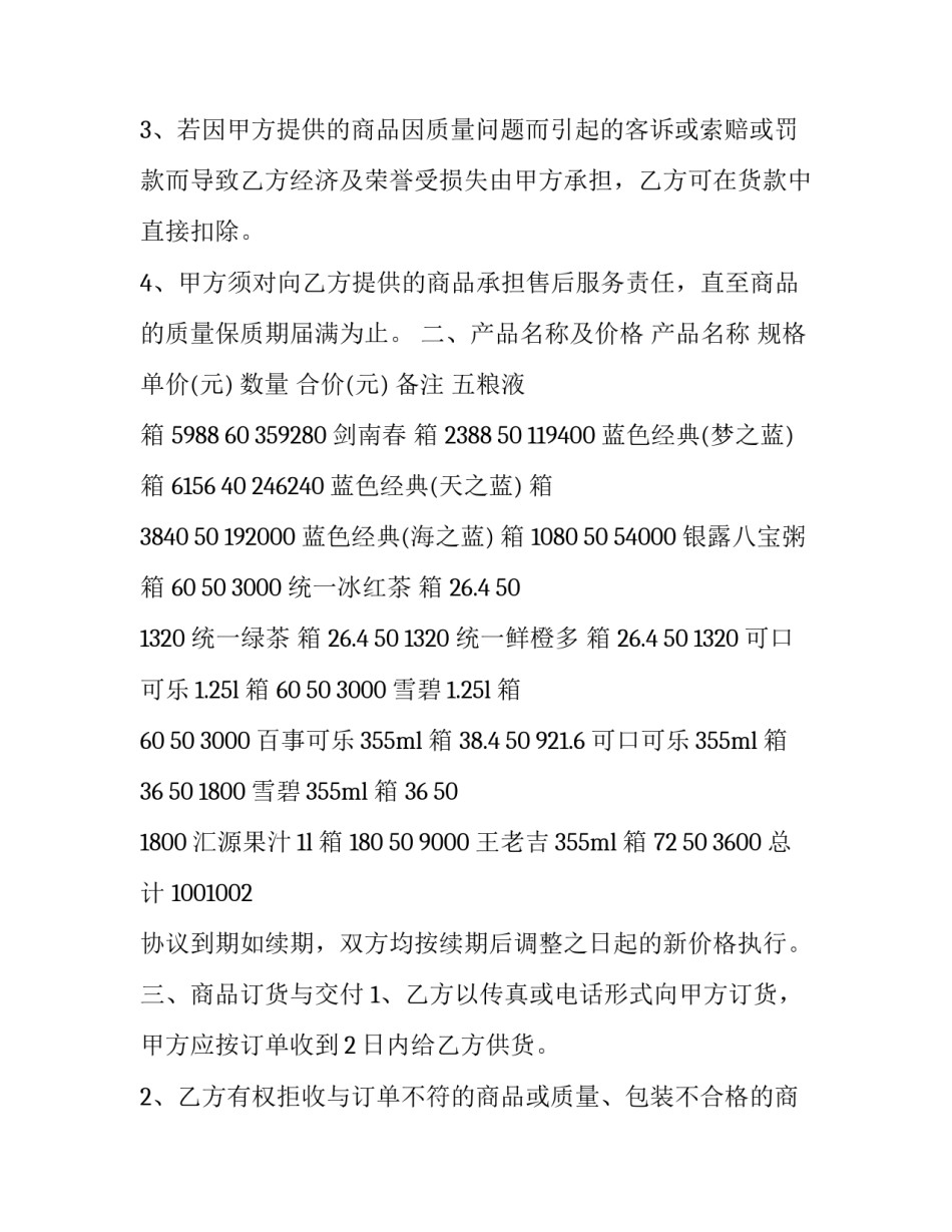 2023年购销合同哪方写的(四篇)_第2页