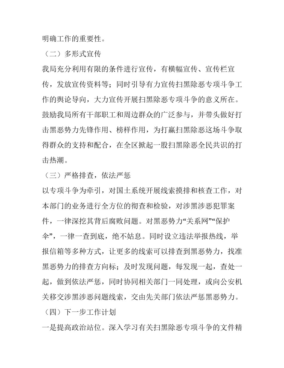 关于扫黑除恶专项斗争的督导报告_第2页