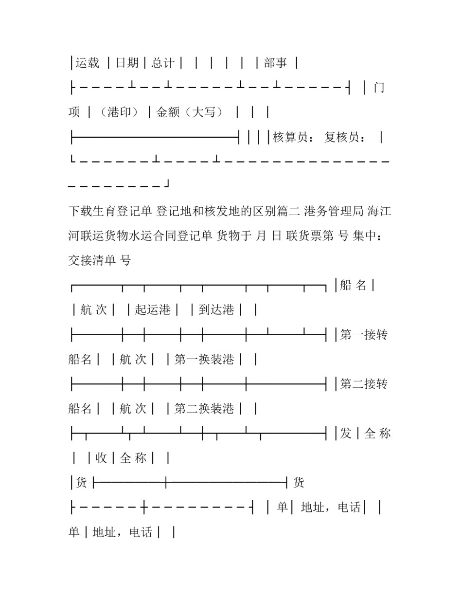 下载生育登记单 登记地和核发地的区别(8篇)_第3页