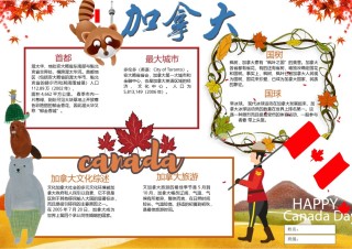 加拿大国家介绍小报.docx