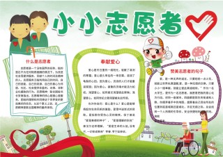 20-小小志愿者小报.docx