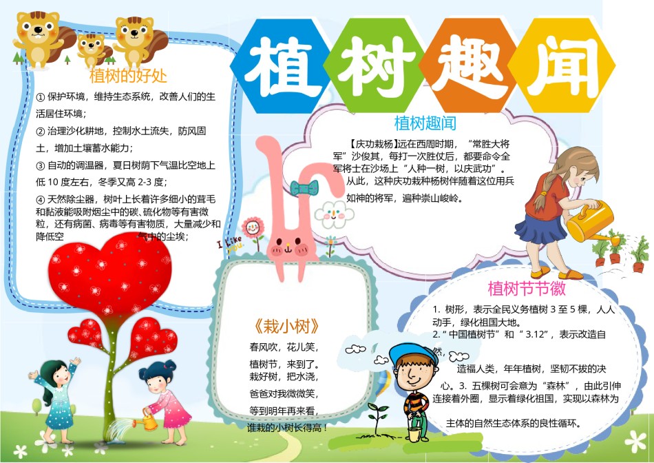 植树节小报15-A4.doc_第1页