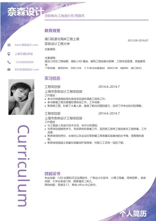 个人简历模板单页 (57).docx
