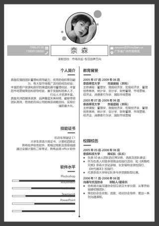 双页简历模板 (2).docx