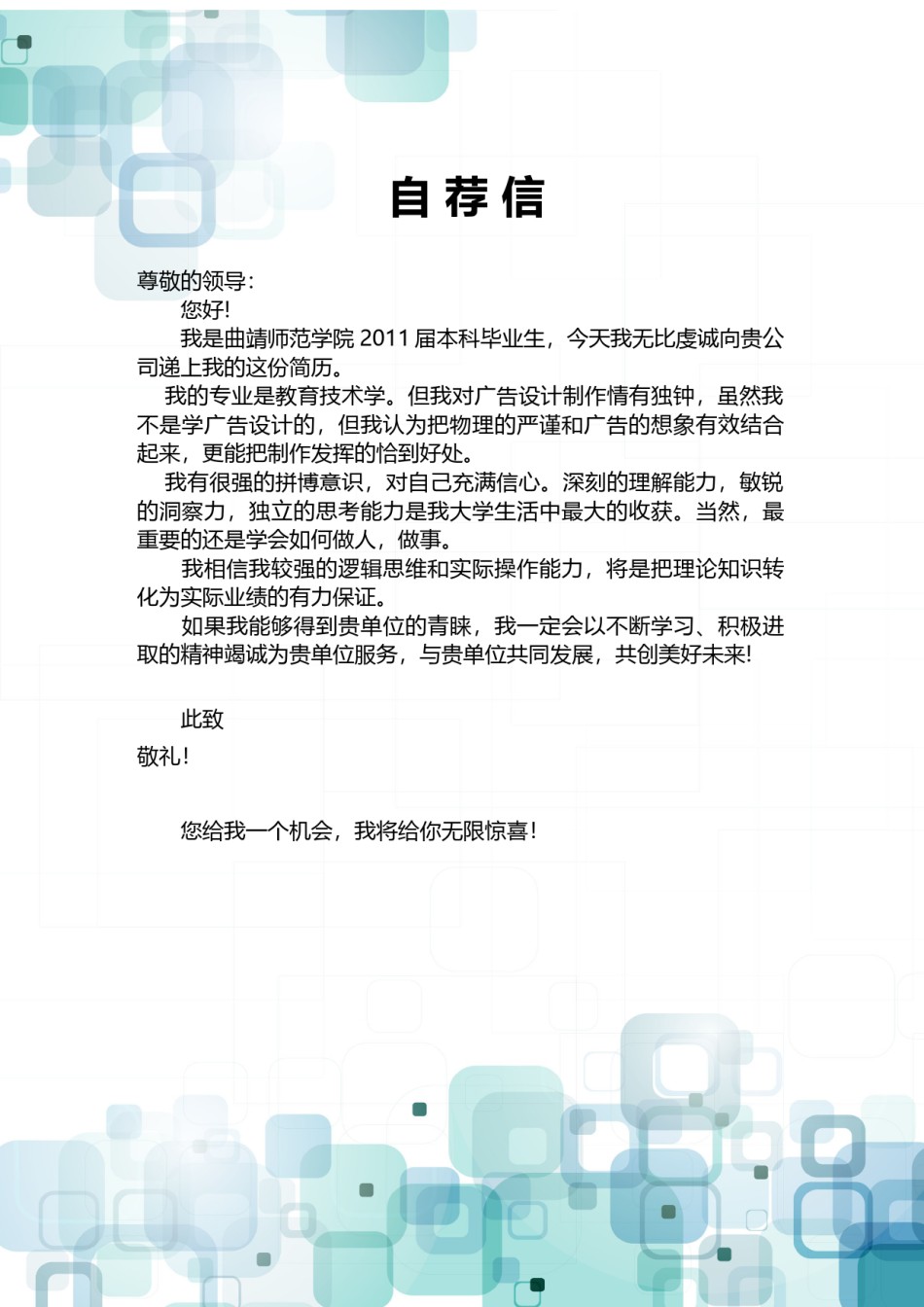 个人简历模板创意三页四页 (7).docx_第3页
