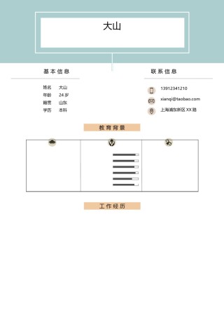 稳重大气简历模板双页 (1).docx