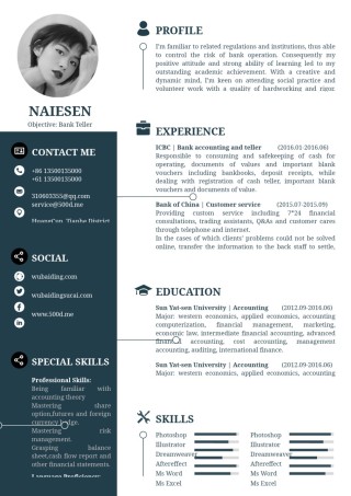 单页英文简历模板 (8).docx