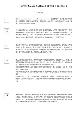 の环艺平面设计自我评价.docx